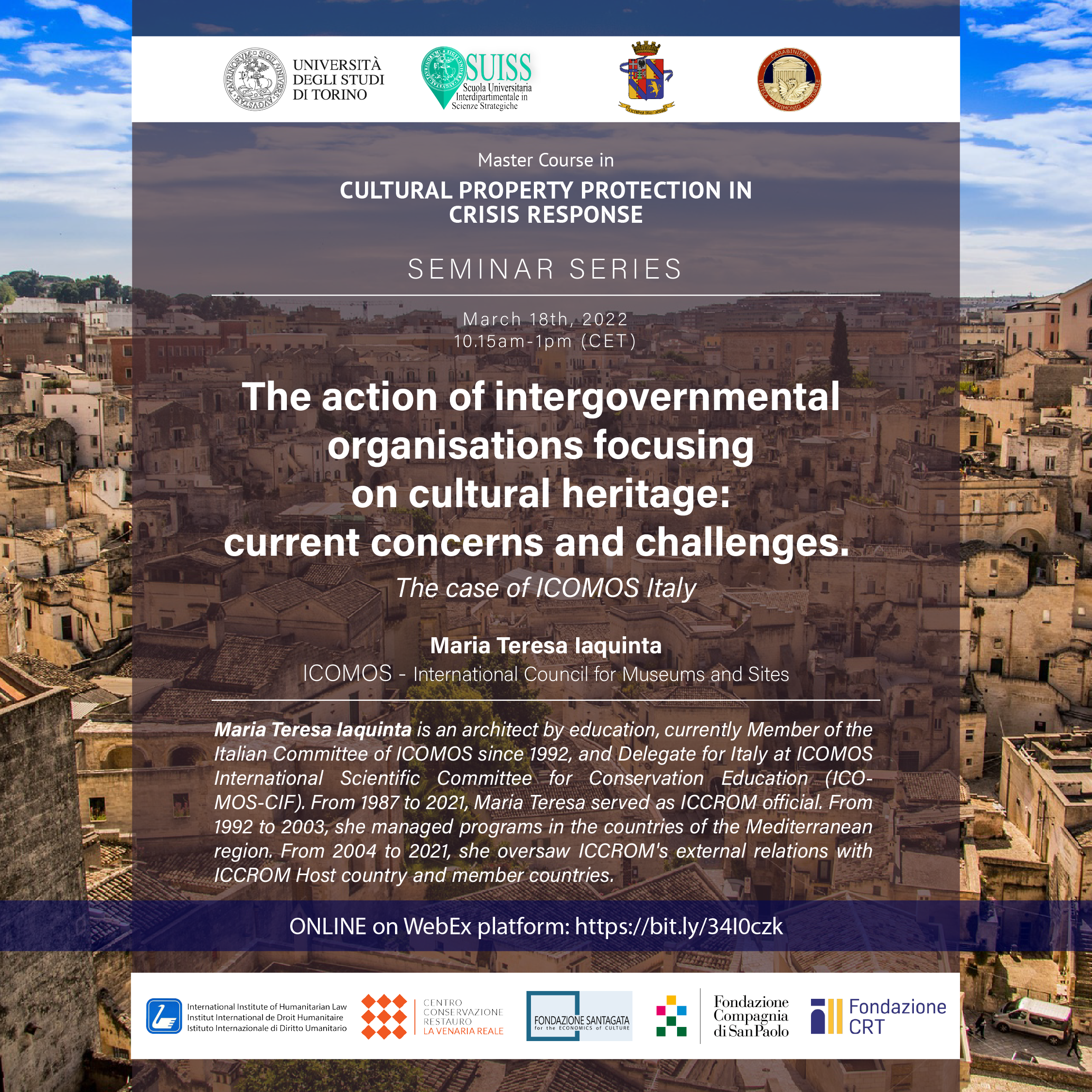 The actions of Intergovernmental organizations focusing on cultural heritage: current concerns and challenges - the case of ICOMOS Italy
