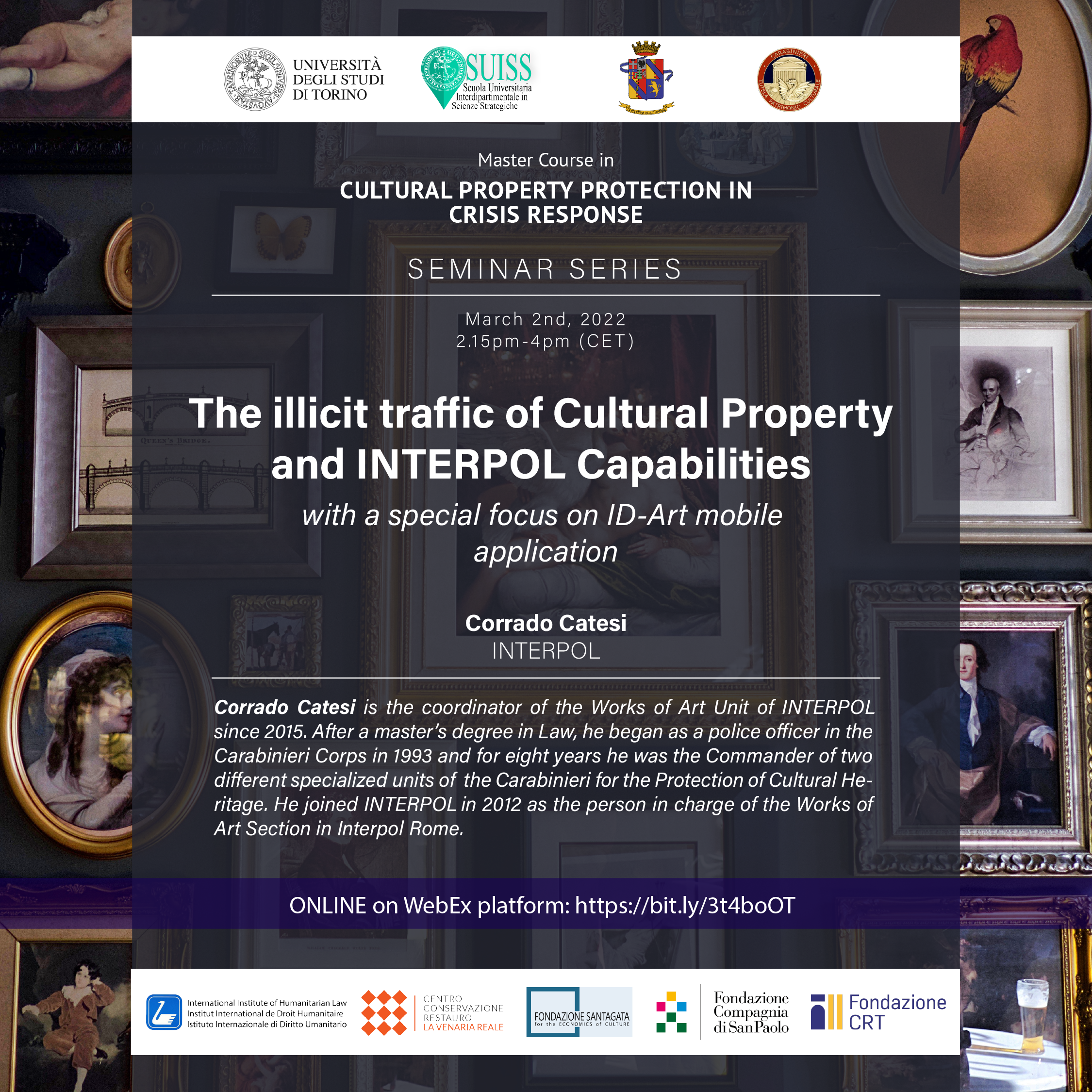 The illicit traffic of cultural Property and INTERPOL capabilities