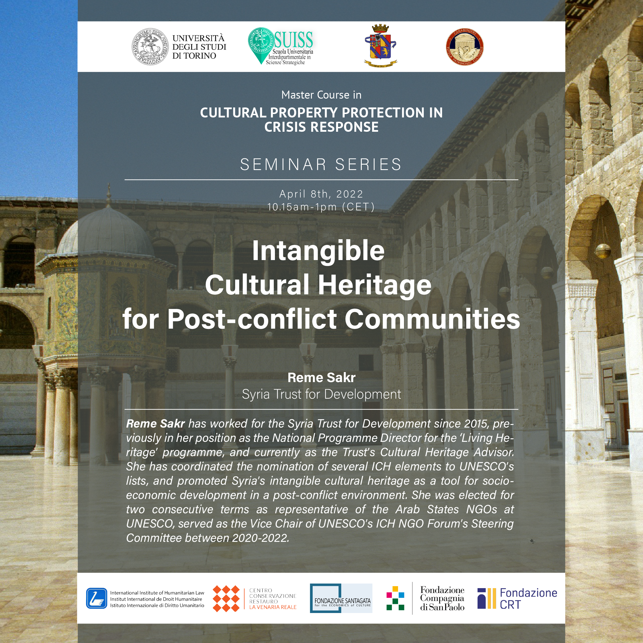 Intangible Cultural Heritage for Post-Conflict Communities