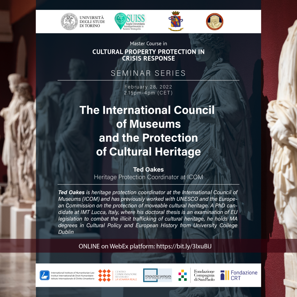 The International Council of Museums and the Protection of Cultural Heritage