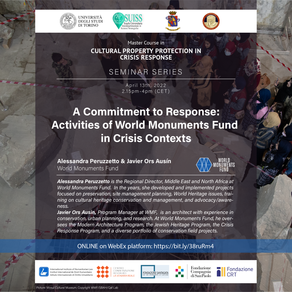 A Commitment to Response: Activities of World Monuments Fund in Crisis Contexts